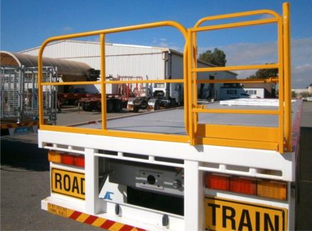 Gates for Trucks and Trailers - Access Ladder Folded Up